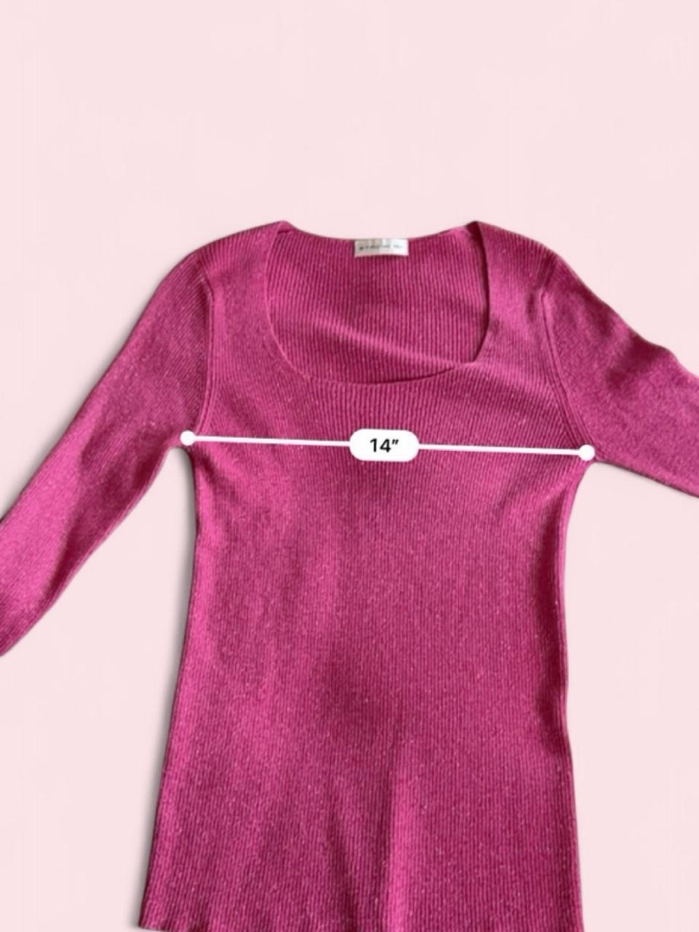 Etro Fuchsia Ribbed Knit Top - Picture 4 of 7